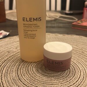 ELEMIS Rehydrating Ginseng Toner and Rose Cleansing Balm Duo